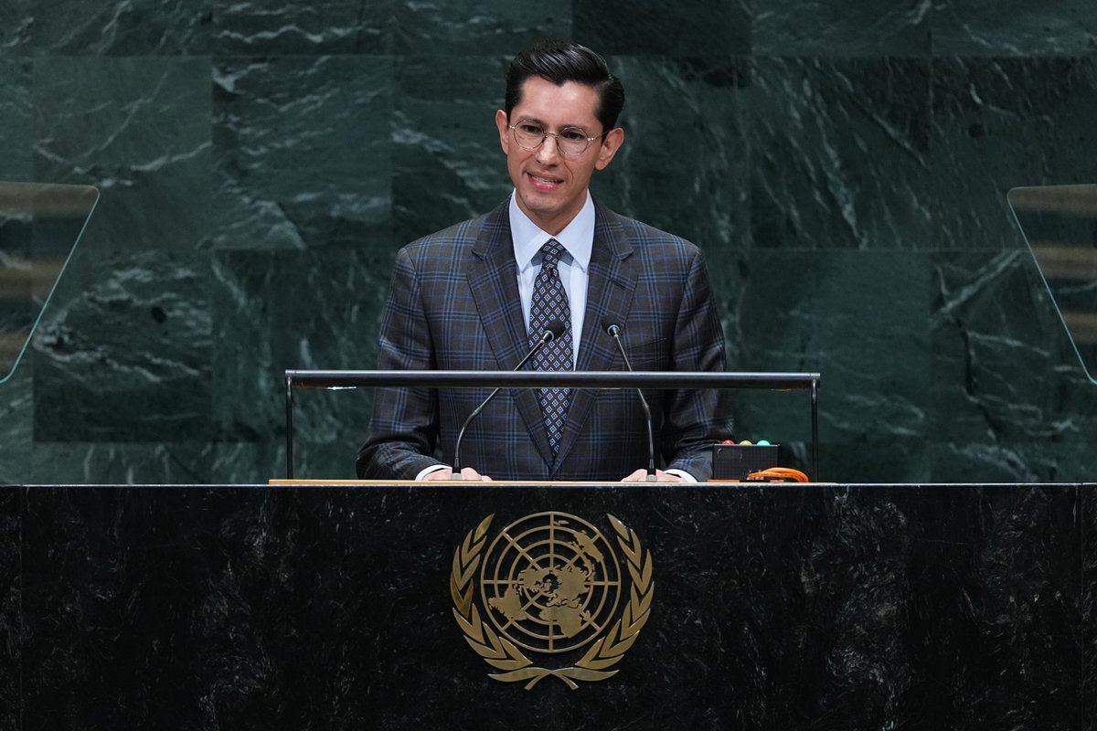 <i>México</i> coopera con socios, pero hace valer su soberanía: canciller Velasco en la ONU