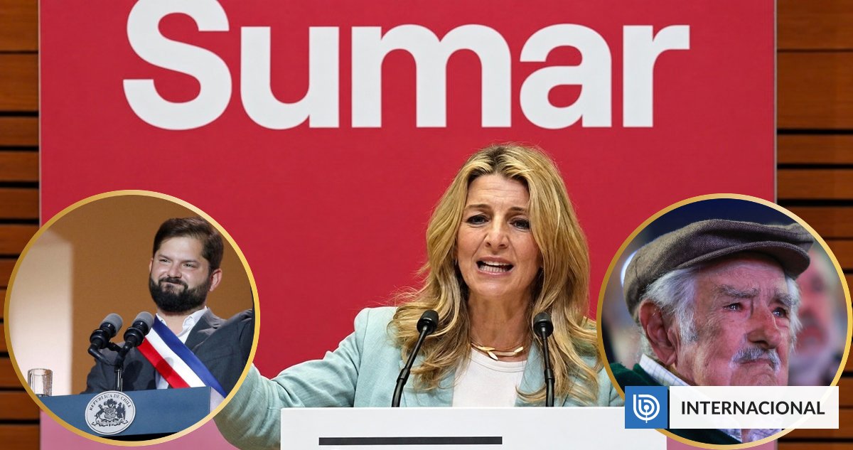 Con guiño a Chile y Uruguay: <i>partido</i> izquierdista español ’Sumar’ cambiaría nombre a ’Frente Amplio’