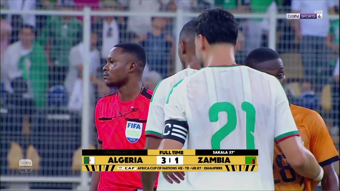 المنتخب <i>الجزائري</i> يحقق انطلاقة قوية ويتفوق على زامبيا
