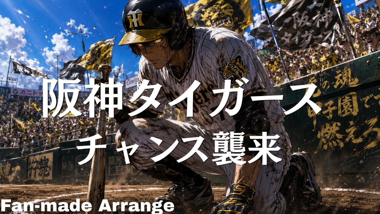 【<i>阪神タイガース</i>】チャンステーマ「チャンス襲来」／AIファンメイドMV