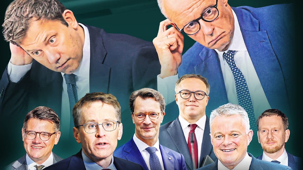 Am Kamin in Berlin: CDU‑Fürsten schmieden Pakt gegen <i>Merz</i> und Klingbeil
