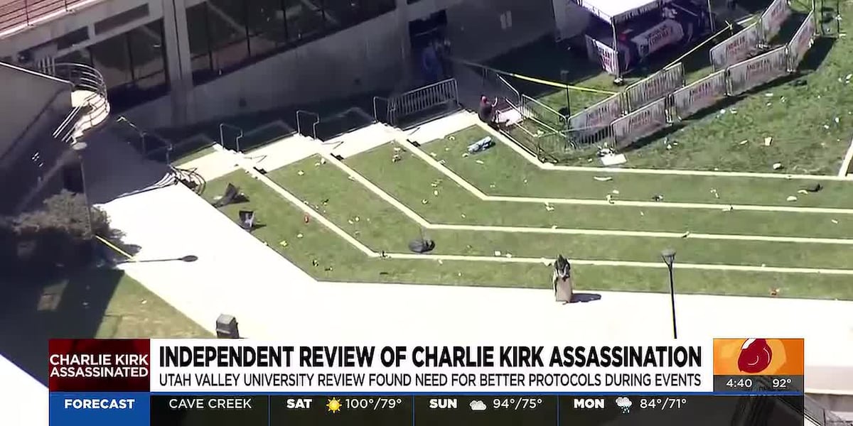 Independent review faults both <i>TPUSA</i> and UVU in Charlie Kirk assassination