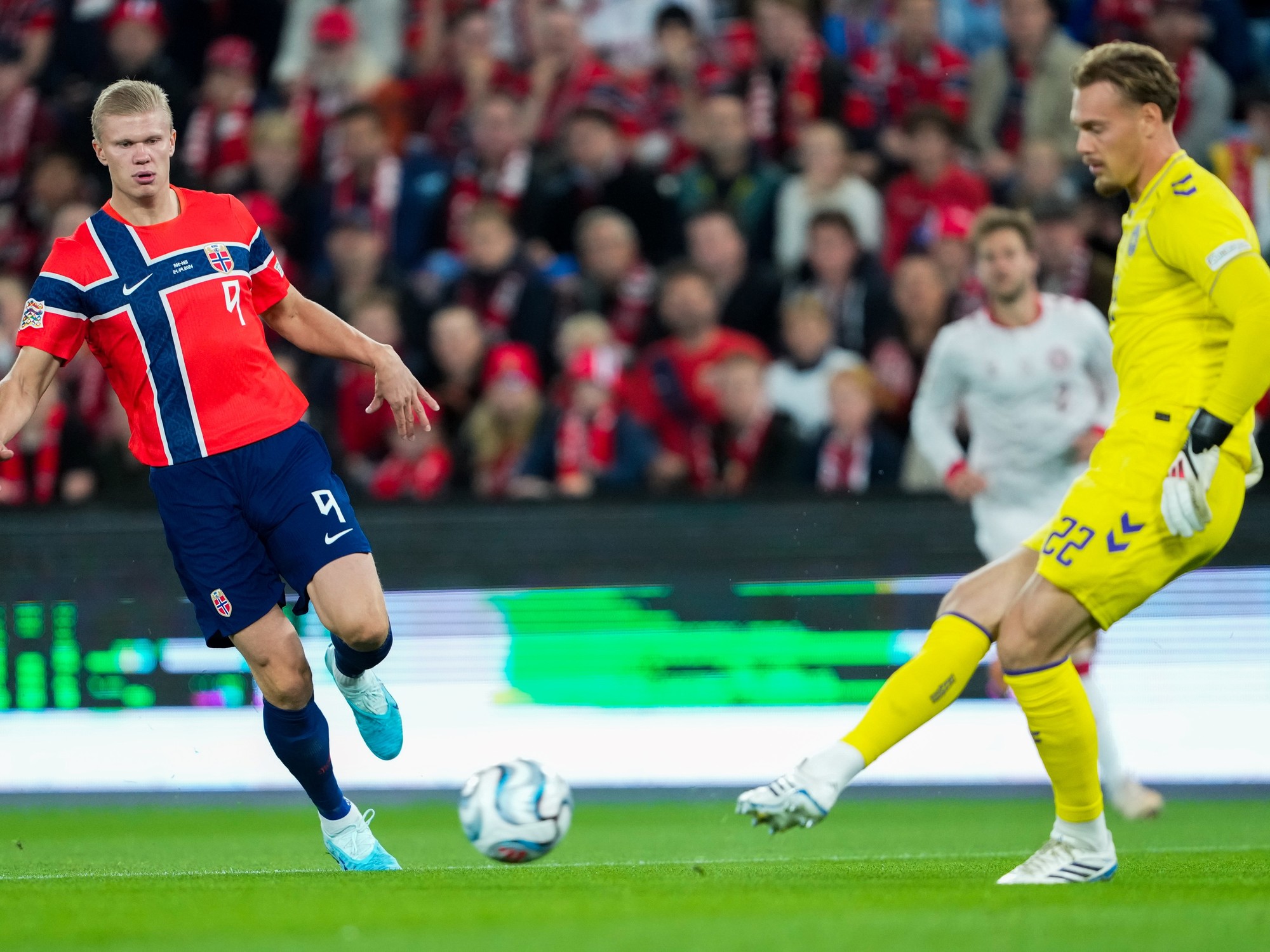 Noruega vs. Dinamarca, EN VIVO, por la Nations League: con <i>gol</i> de Haaland, los noruegos se imponen...