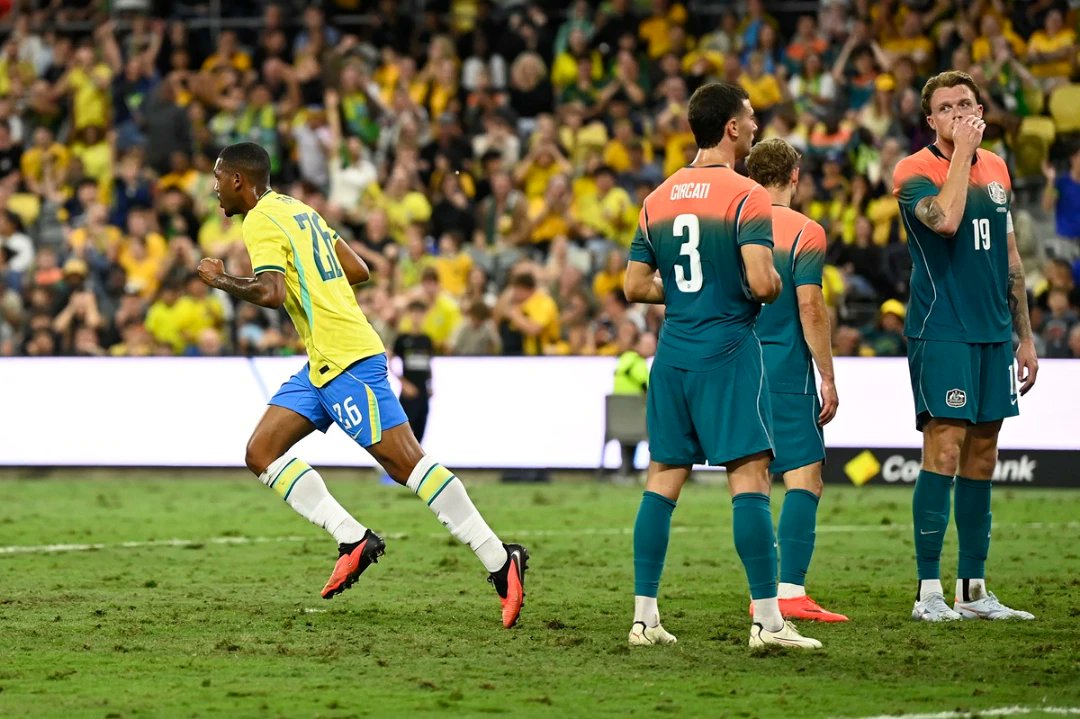 Brasil evita la derrota ante Australia con <i>gol</i> de Rayan en el último suspiro [VIDEO]