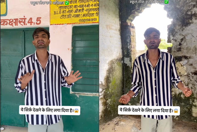 Uttar <i>Pradesh</i>: FIR Filed Against 22-Year-Old for Recording Poor Conditions at Government School