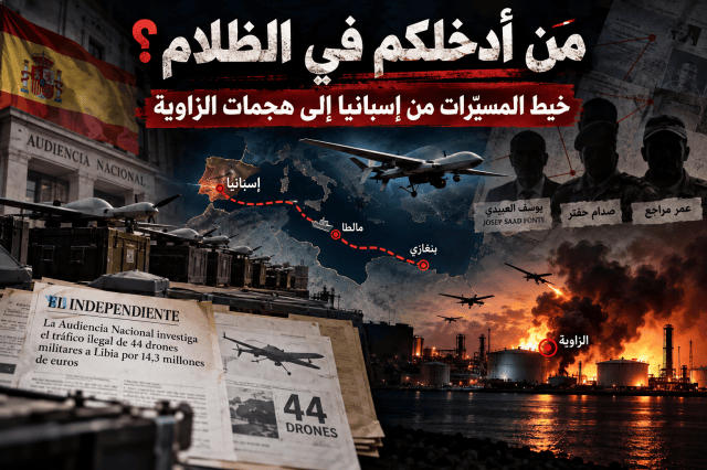 مَن أدخلكم في الظلام؟ خيط المسيّرات م<i>ن إسبان</i>يا إلى هجمات الزاوية